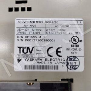 SGDH-60DE Servopack Yaskawa